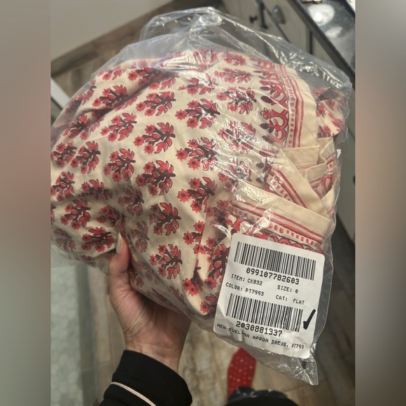 NWT J. Crew Embroidered apron dress in block print Size 0 $248 - Picture 11 of 11